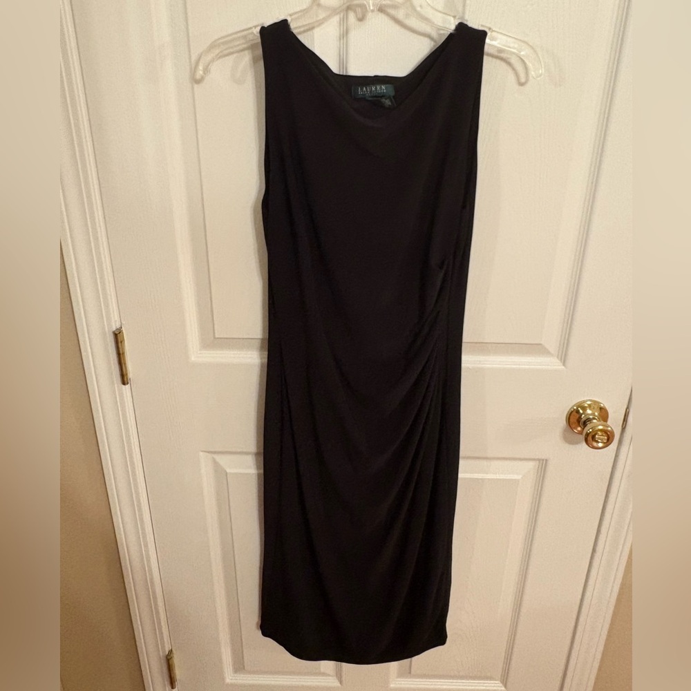 Lauren Ralph Lauren Black Midi Dress